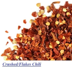 2 LBS ALL Natural Sun Dried Crushed Red Chilli Flakes,Regular HOT - Picture 1 of 2