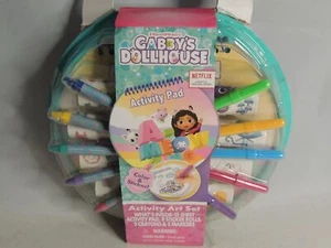Gabby's Dollhouse Activity Pad - Crayons, Markers, Stickers ACTIVITY ART SET - Picture 1 of 2