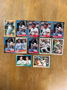 Wade Boggs 12 card LOT 1987-1994 Boston Red Sox Topps, Donruss, Fleer (all NM) - Picture 1 of 2