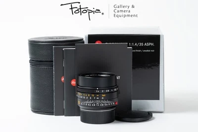 Leica Summilux-M 35 mm F1.4 ASPH - Negro / 11726 / FLE / Capucha incorporada (99% nuevo) Foto 1 de 4