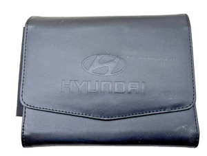 HYUNDAI LEATHER CASE For Owners manual Case Only Black OEM - Bild 1 von 3