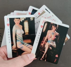 Female Art Body Painting Pictures Poker Card Collection- - Picture 1 of 5