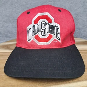 Vintage Ohio State Buckeyes Hat Cap Snapback Red NCAA College Football Light Up - Picture 1 of 10