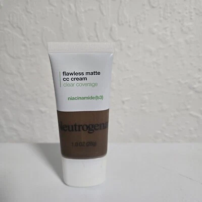New Neutrogena Flawless Matte CC Cream Full Coverage Truffle 9.5 1 oz  Makeup - Image 1 of 2