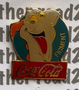 Disney Pin WDW Figment 15th Anniversary 1986 Coca Cola Epcot - Picture 1 of 3