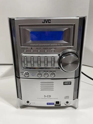 JVC FS-G5 Compact Component System 5 Disc CD AM/FM/MP3 USB/AUX *Please Read* - Image 1 of 4