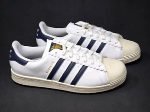 adidas Superstar Golf Men Multi Size Shoes White Navy Blue Shell Toe ID5003 NEW - Picture 1 of 11