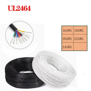 UL2464 Stranded Cable Wire PVC Flexible Multi Cores Conductors Wires 16AWG~24AWG - Picture 1 of 7
