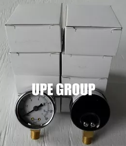10 PACK PRESSURE GAUGES 1.5" FACE 1/8" LOWER MOUNT 0-160 PSI - Picture 1 of 1