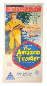 Póster original de la película de cine vintage australiano Daybill The Amazon Trader - Imagen 1 de 12