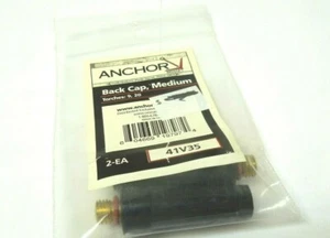 ANCHOR BRAND 100-41V35 Back Cap MEDIUM TIG torch replacement (2 PACK ) <MVF12NW - Picture 1 of 2