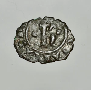 BRINDISI - CARLO I 1266-1285 -MI/ DENARO  - Picture 1 of 2