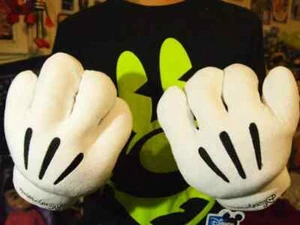 Disney Mickey Minnie Mouse Disfraz Fiesta Cosplay Guantes 1 Par Regalo - Imagen 1 de 4