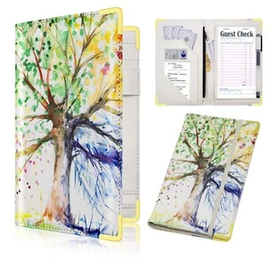 Leder Servierbuch mit Reißverschlussfach für Kellner Kellnerin Quittungsbuch - Bild 1 von 7