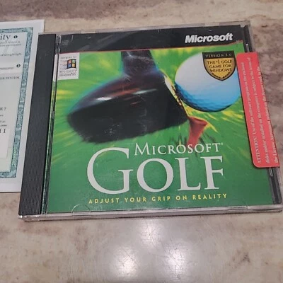 Microsoft Golf Version 3.0 (PC, 1996) WINDOWS 95 - Image 1 of 4