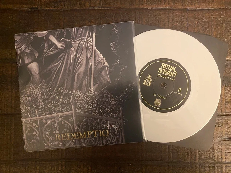 RITUAL SERVANT – Redemptio  (LIM.50 WHITE VINYL 7“*#4 SERIES*US WHITE THRASH MET - Bild 1 von 1