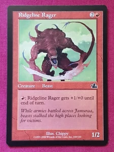 Magic The Gathering PROPHECY RIDGELINE RAGER red card MTG - Picture 1 of 2