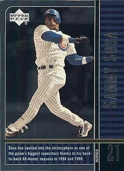 Sammy Sosa 2000 Upper Deck Legends #19 - K983 - Image 1 of 2