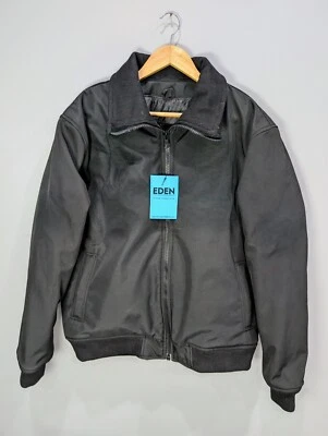 Oversized Black Bomber Jacket | Retro Streetwear Coat | Casual Zip Up Jacket - Image 1 of 4