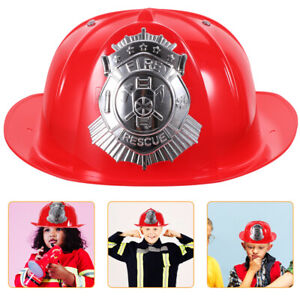 Chapeau de pompier premium pour enfants : idéal pour les jeux de rôle de pompier