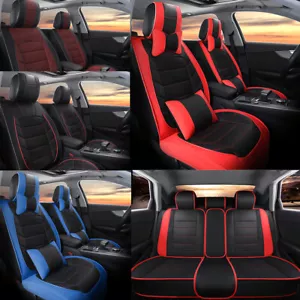 For Hyundai Elantra 2001-2021 Leather Car Seat Cover Full Set Front Rear Cushion - Bild 1 von 28