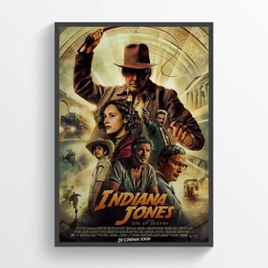 Indiana Jones And The Dial Of Destiny 2023 Disney Movie Poster Wall Art A4 A3 A2 - Picture 1 of 9