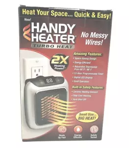 Handy Heater HEATTB-MC12/4 Turbo 800 Wall Outlet Ceramic Space Heater - Picture 1 of 1