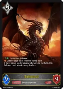 Bahamut Foil - BP02-104EN - QUASI NUOVO - Shadowverse Evolve - Foto 1 di 1