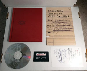 Radiohead Amnesiac CD Special Limited Edition Library Book mit Extras + Promo - Bild 1 von 7