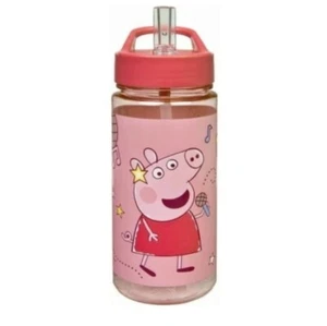 PEPPER PIG WATER BOTTLE PEPPER PIG SPORTS DRINKING KIDS WATER BOTTLE 500ML - Picture 1 of 2