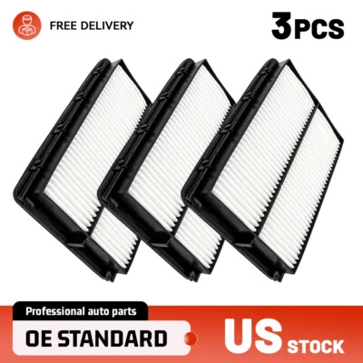 3pcs Engine Air Filters For 2017-2018 Hyundai Santa Fe Sport Kia Sorento Sedona - Image 1 of 4