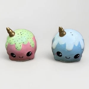 GLITZER GALAXY PINK & BLAU EISTÜTE NARWAL Fairycore SALZ & PFEFFER SET - Bild 1 von 23