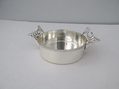 Designco Silver Plated Reindeer Buck Wine Coaster - Image 1 of 4