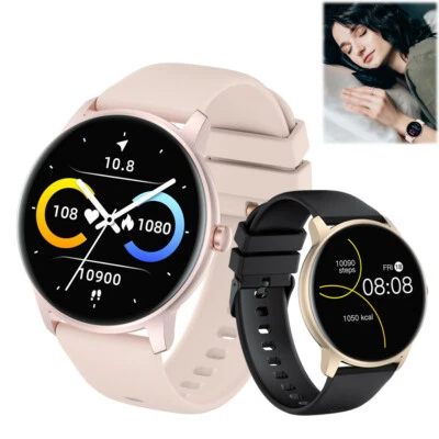 Women Men Smart Watch Activity Tracker Boys Girls Smartwatch for iOS Android - Image 1 of 4