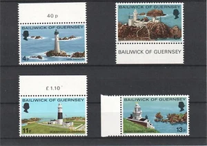 Guernsey 1976 - Lighthouses - MNH Set - SG 135-138 - Picture 1 of 1