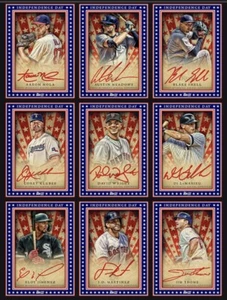 Topps Bunt 2020 PYC Independence Day Red Signatures DIGITAL Cards - Picture 1 of 3