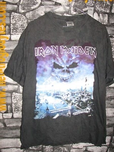 Vintage Iron Maiden  rock cotton jersey shirt trikot maillot '80s - Imagen 1 de 2