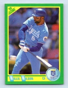 1990 Score Willie Wilson Kansas City Royals #104 - Picture 1 of 2