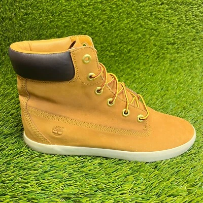 Timberland Flannery 6 pulgadas para mujer talla 9 marrón exterior botas de cuero impermeables Foto 1 de 4