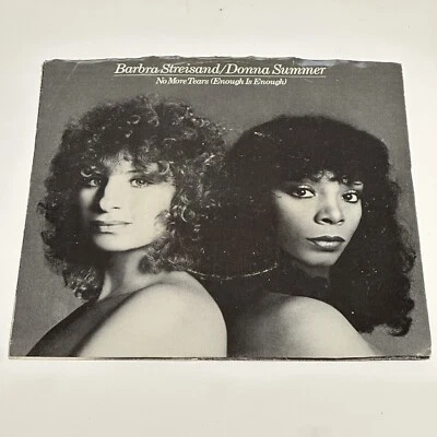 Barbra Streisand / Donna Summer No More Tears /Wet 45 RPM Columbia 1-11125 1979 - Image 1 of 4