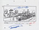 Indiana Jones - Storyboard signed by Dickey Beer & Robert Watts  8x10 JSA COA
