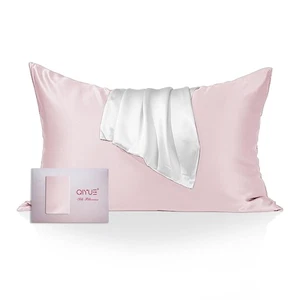 AB Silk Pillowcase 100% Mulberry Pillowcases Queen Size 20x30inches, 51x76cm,... - Bild 1 von 6