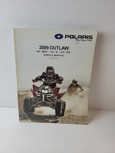 Polaris 2009 Outlaw 450" MXR"/ 525"S" "IRS" Service Manual PN 9921810. - Picture 1 of 9