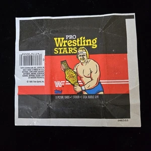 Envoltura de tarjetas 1985 Topps WWF Pro Wrestling Hulk Hogan - Imagen 1 de 2