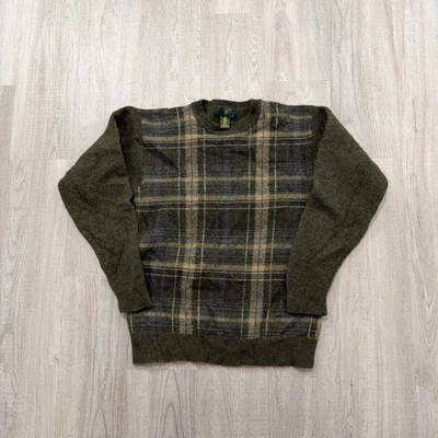  Vintage Club Room Sweater Men's Small 100% Pure Wool Fair Isle Crewneck Preppy - Image 1 of 4