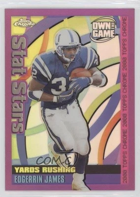 2000 Topps Chrome Own the Game Refractor Edgerrin James #OTG6 HOF - Image 1 of 2