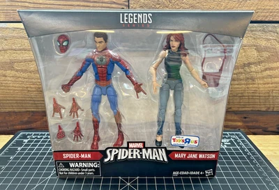 Marvel Legends Spider-Man Mary Jane Watson TOYRUS 2 pacotes Hasbro (2016) lacrado - Imagem 1 de 4