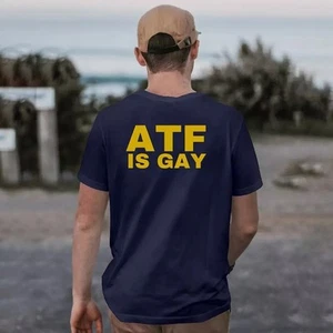 Atf Is Gay Shirt Human Rights Equality T-Shirt Pride Shirts For Men LGBT LGBTQ - Picture 1 of 20
