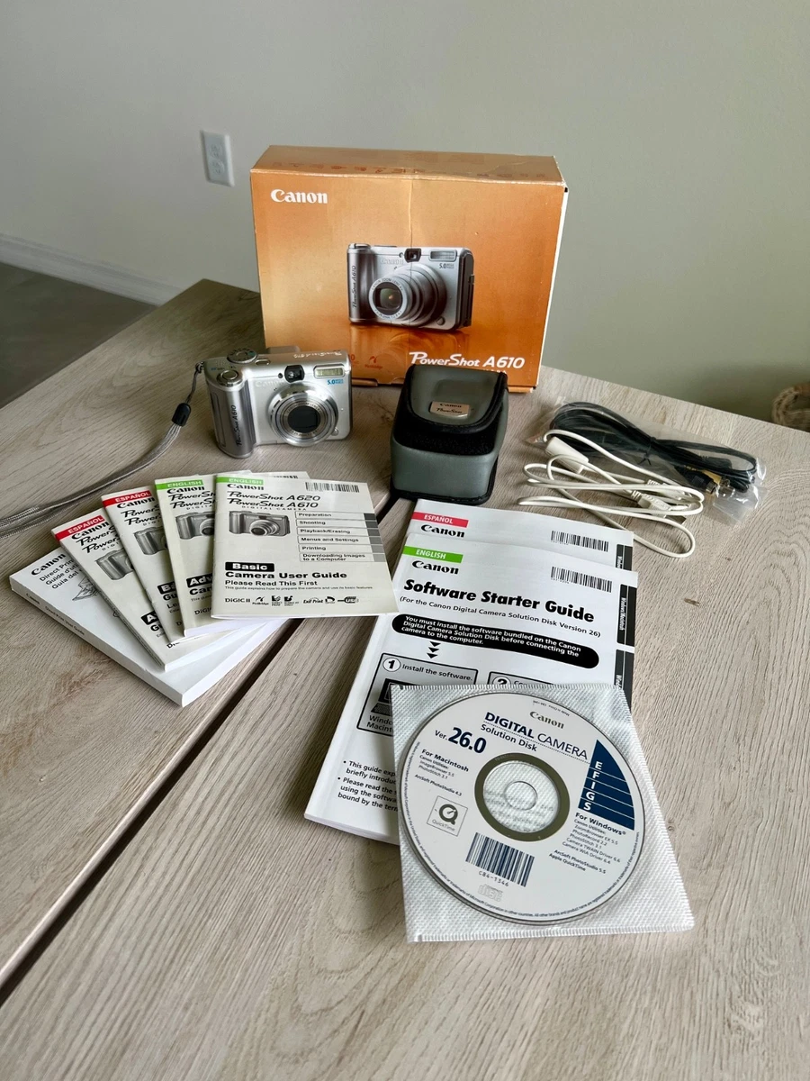 Canon PowerShot A610 Digital Cameras with Direct Print for Sale