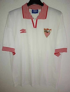 SEVILLA FC 1996-1997 camiseta shirt trikot maillot maglia XL - Picture 1 of 5